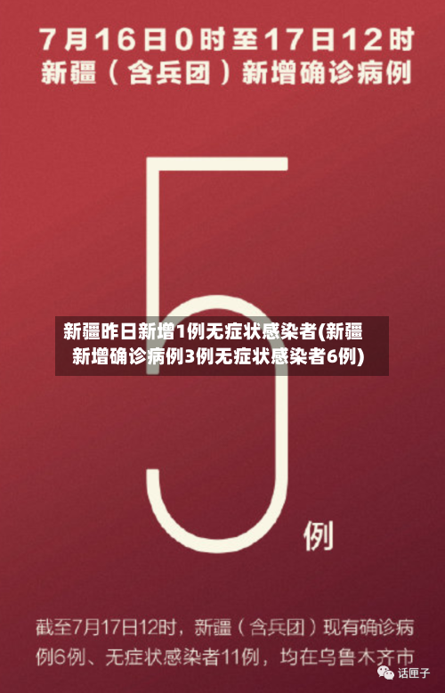 新疆昨日新增1例无症状感染者(新疆新增确诊病例3例无症状感染者6例)-第2张图片