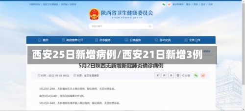 西安25日新增病例/西安21日新增3例-第2张图片