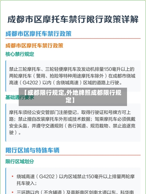 【成都限行规定,外地牌照成都限行规定】