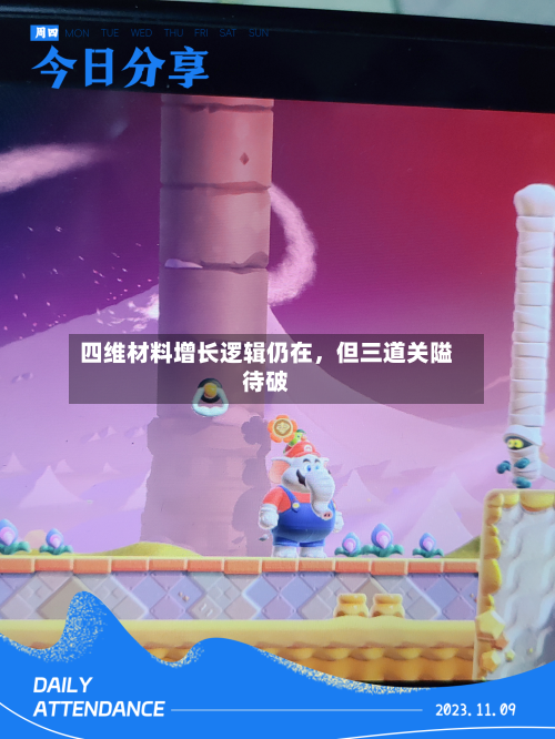 四维材料增长逻辑仍在，但三道关隘待破