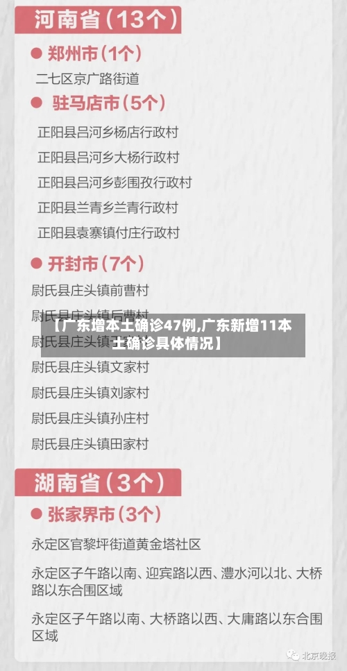 【广东增本土确诊47例,广东新增11本土确诊具体情况】-第3张图片