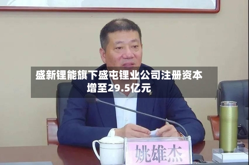 盛新锂能旗下盛屯锂业公司注册资本增至29.5亿元