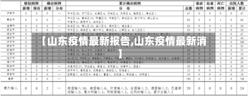 【山东疫情最新报告,山东疫情最新消】-第2张图片