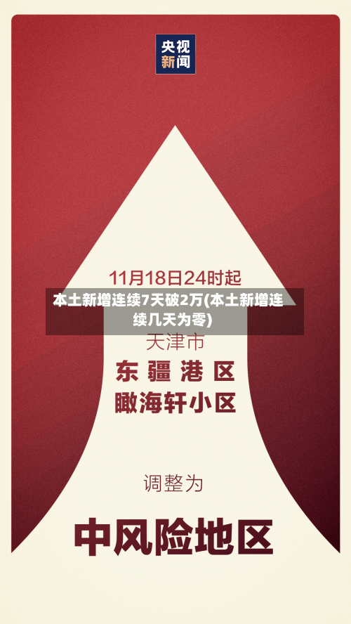 本土新增连续7天破2万(本土新增连续几天为零)