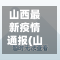 山西最新疫情通报(山西最新疫情通报数据)