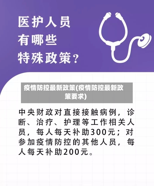 疫情防控最新政策(疫情防控最新政策要求)-第2张图片