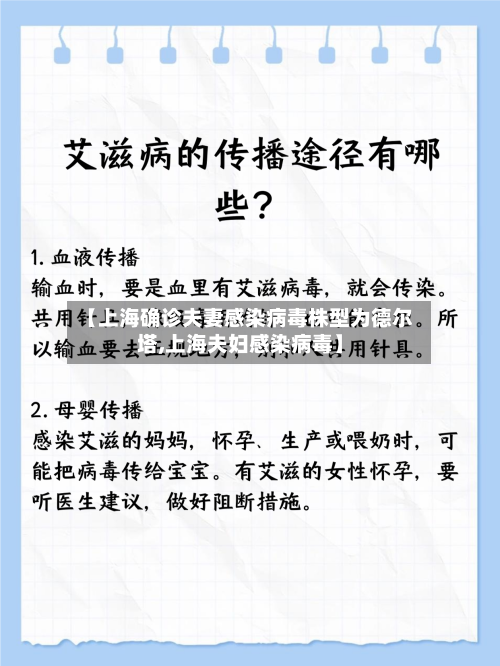 【上海确诊夫妻感染病毒株型为德尔塔,上海夫妇感染病毒】