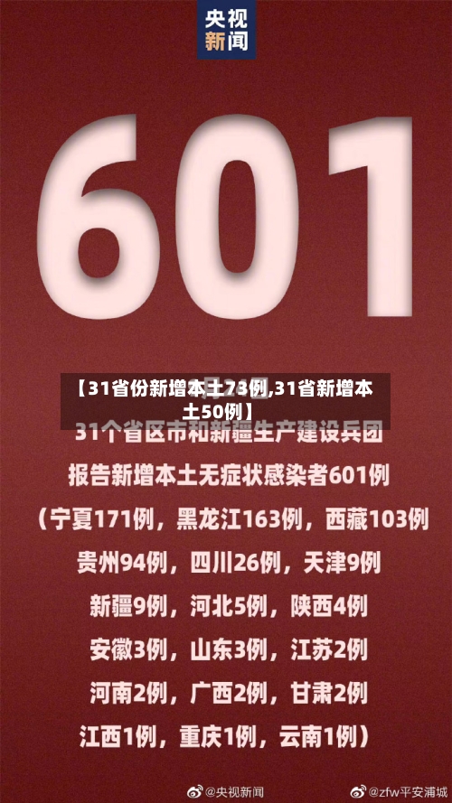 【31省份新增本土73例,31省新增本土50例】