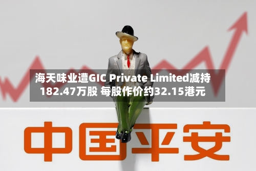 海天味业遭GIC Private Limited减持182.47万股 每股作价约32.15港元
