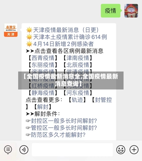 【全国疫情最新消息全,全国疫情最新消息查询】