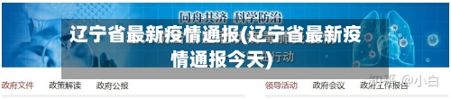 辽宁省最新疫情通报(辽宁省最新疫情通报今天)-第2张图片