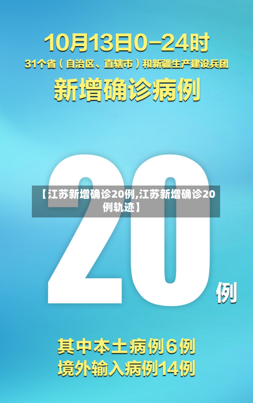 【江苏新增确诊20例,江苏新增确诊20例轨迹】-第3张图片