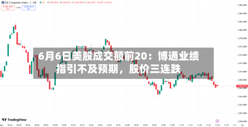 6月6日美股成交额前20：博通业绩指引不及预期，股价三连跌-第3张图片
