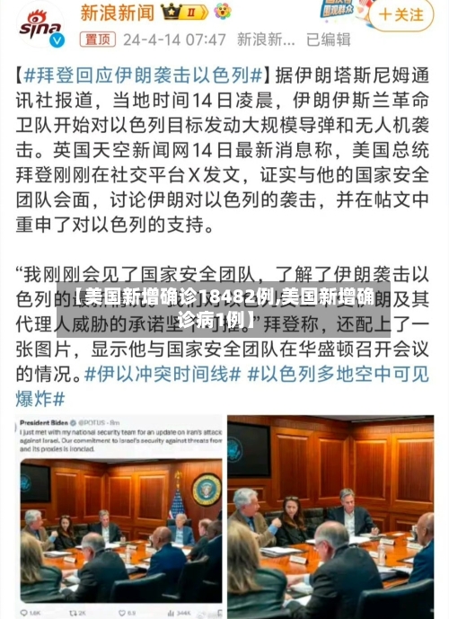 【美国新增确诊18482例,美国新增确诊病1例】