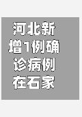 河北新增1例确诊病例在石家庄(河北新增新型冠状病毒最新消息石家庄)-第2张图片