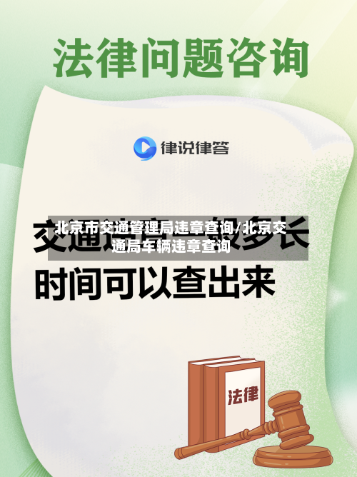 北京市交通管理局违章查询/北京交通局车辆违章查询