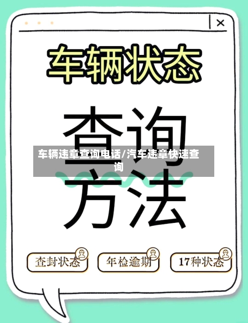 车辆违章查询电话/汽车违章快速查询-第2张图片