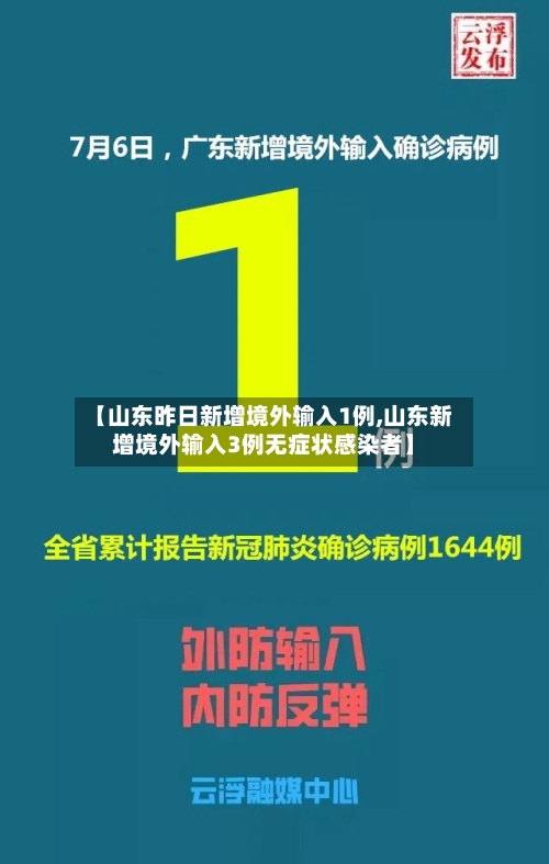 【山东昨日新增境外输入1例,山东新增境外输入3例无症状感染者】-第3张图片