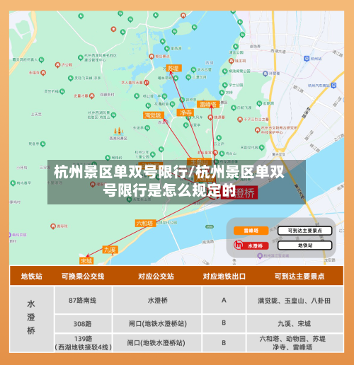 杭州景区单双号限行/杭州景区单双号限行是怎么规定的