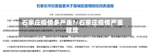 石家庄疫情多严重?/石家庄疫情严重程度-第3张图片