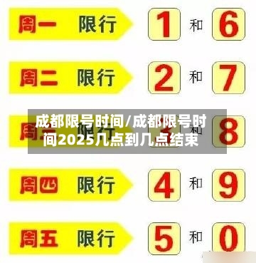 成都限号时间/成都限号时间2025几点到几点结束