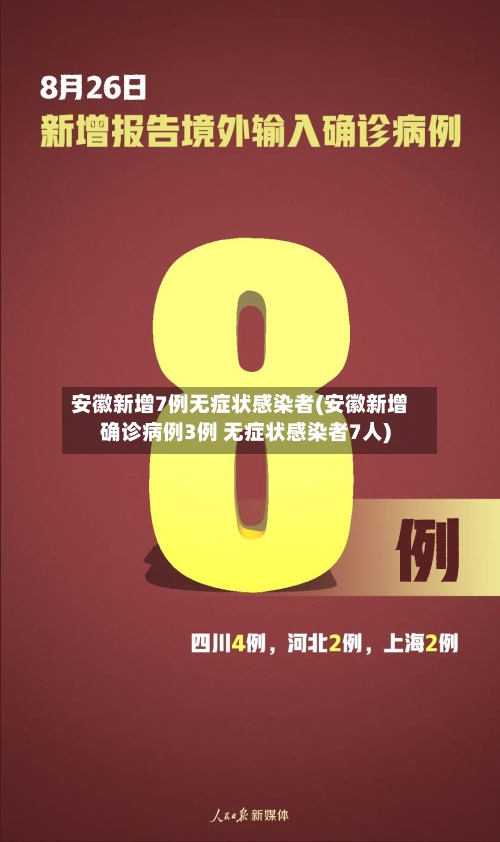 安徽新增7例无症状感染者(安徽新增确诊病例3例 无症状感染者7人)