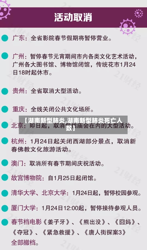 【湖南新型肺炎,湖南新型肺炎死亡人数】-第3张图片