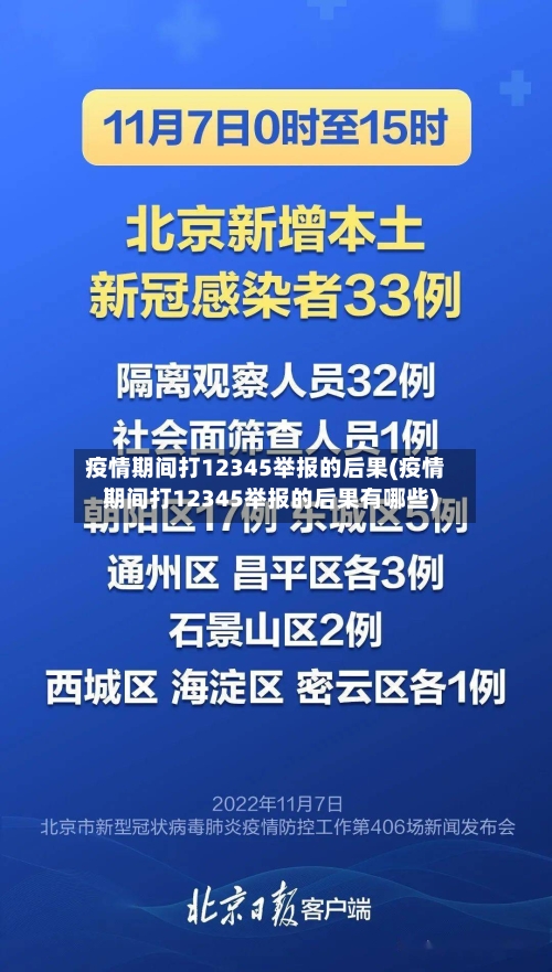 疫情期间打12345举报的后果(疫情期间打12345举报的后果有哪些)