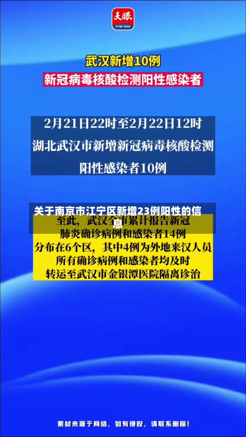 关于南京市江宁区新增23例阳性的信息-第3张图片