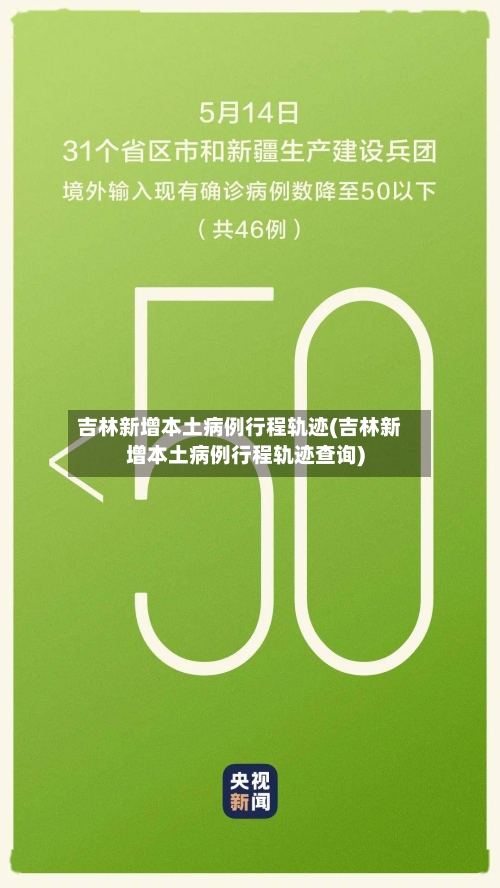 吉林新增本土病例行程轨迹(吉林新增本土病例行程轨迹查询)-第3张图片