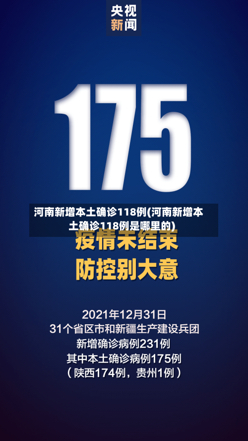 河南新增本土确诊118例(河南新增本土确诊118例是哪里的)-第3张图片