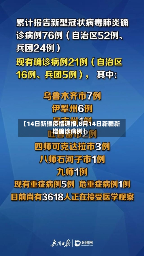 【14日新疆疫情速报,8月14日新疆新增确诊病例】-第3张图片
