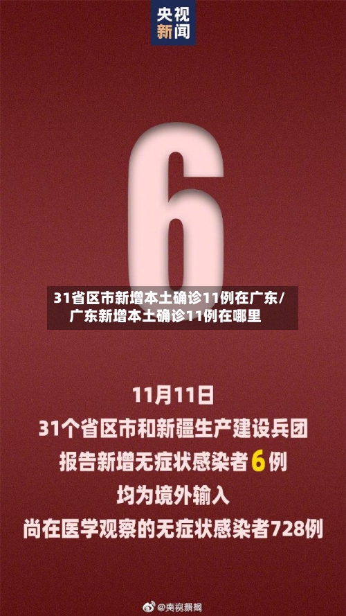 31省区市新增本土确诊11例在广东/广东新增本土确诊11例在哪里-第2张图片