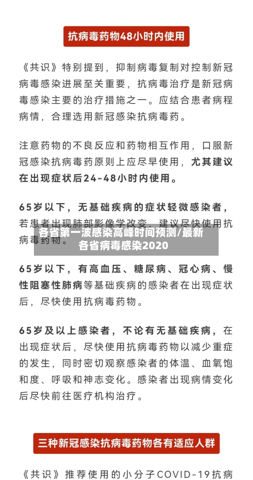 各省第一波感染高峰时间预测/最新各省病毒感染2020-第2张图片