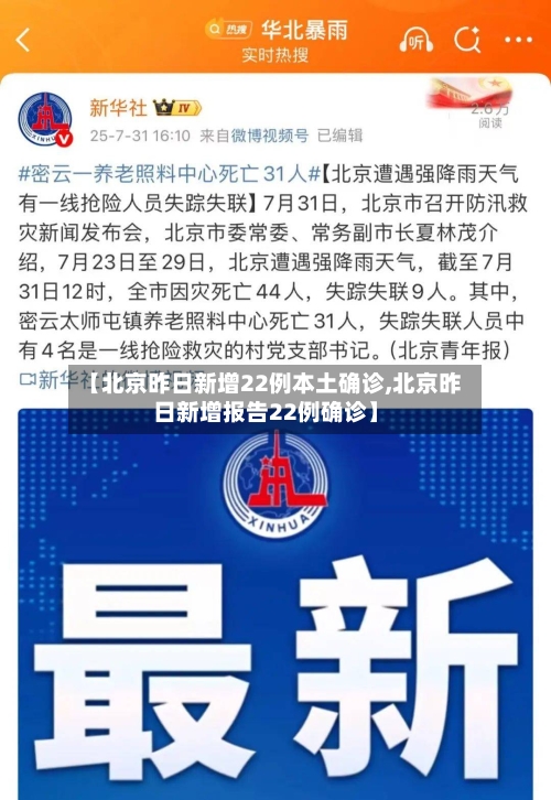 【北京昨日新增22例本土确诊,北京昨日新增报告22例确诊】-第2张图片
