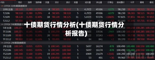 十债期货行情分析(十债期货行情分析报告)-第2张图片