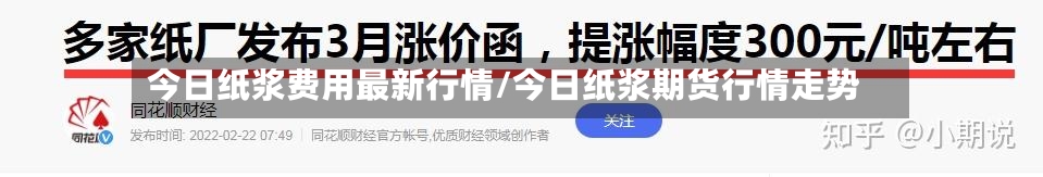 今日纸浆费用最新行情/今日纸浆期货行情走势-第2张图片
