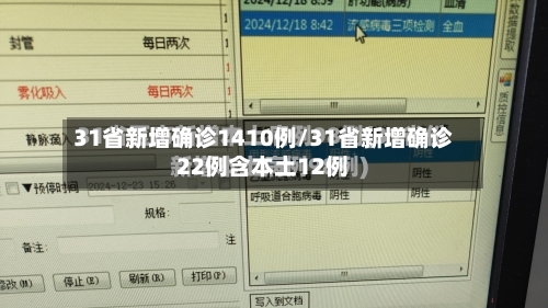 31省新增确诊1410例/31省新增确诊22例含本土12例-第2张图片