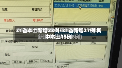 31省本土新增23例/31省新增27例 其中本土15例-第3张图片