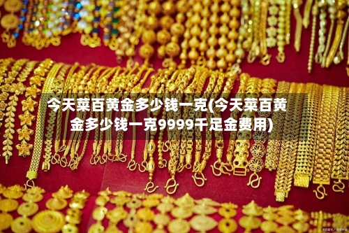 今天菜百黄金多少钱一克(今天菜百黄金多少钱一克9999千足金费用)-第3张图片