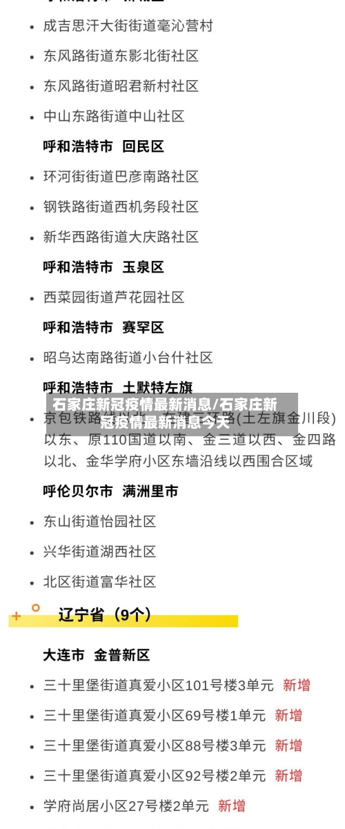 石家庄新冠疫情最新消息/石家庄新冠疫情最新消息今天-第2张图片