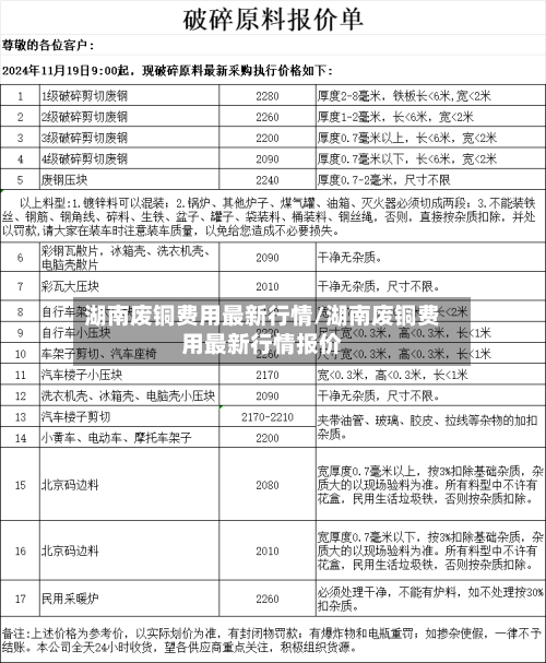湖南废铜费用最新行情/湖南废铜费用最新行情报价