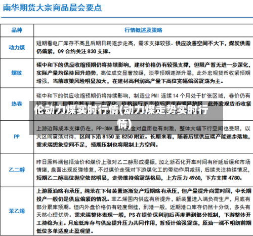 伦动力煤实时行情(动力煤走势实时行情)-第2张图片
