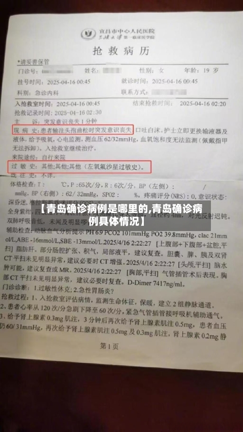 【青岛确诊病例是哪里的,青岛确诊病例具体情况】