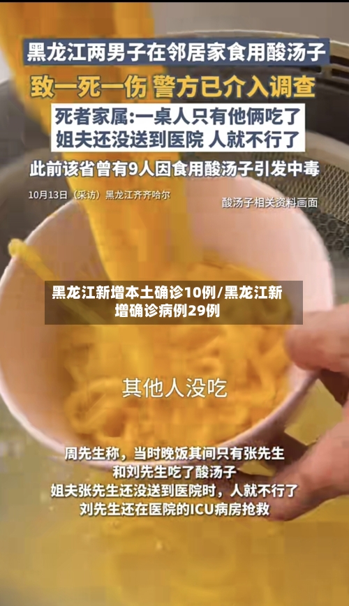 黑龙江新增本土确诊10例/黑龙江新增确诊病例29例