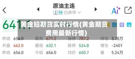 黄金铅期货实时行情(黄金期货费用最新行情)