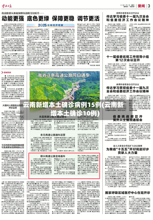 云南新增本土确诊病例15例(云南新增本土确诊10例)-第3张图片