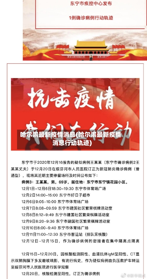 哈尔滨最新疫情消息(哈尔滨最新疫情消息行动轨迹)
