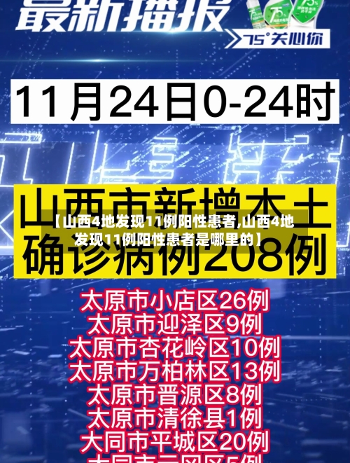 【山西4地发现11例阳性患者,山西4地发现11例阳性患者是哪里的】