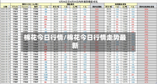棉花今日行情/棉花今日行情走势最新-第2张图片